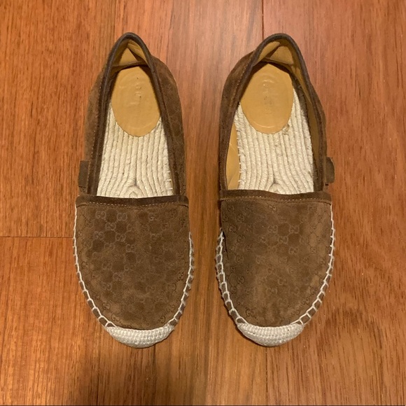 GUCCI Suede Printed Espadrilles - Picture 5 of 5